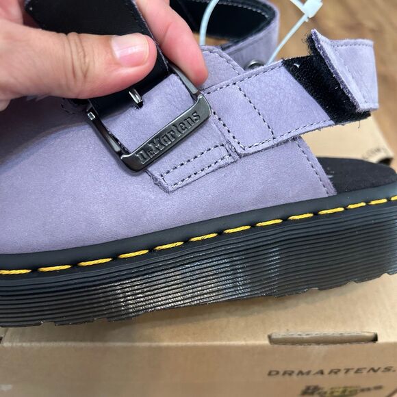 DR MARTENS Jorge II leather slingback clogs mules slip on shoes women’s 7 new - Picture 5 of 10